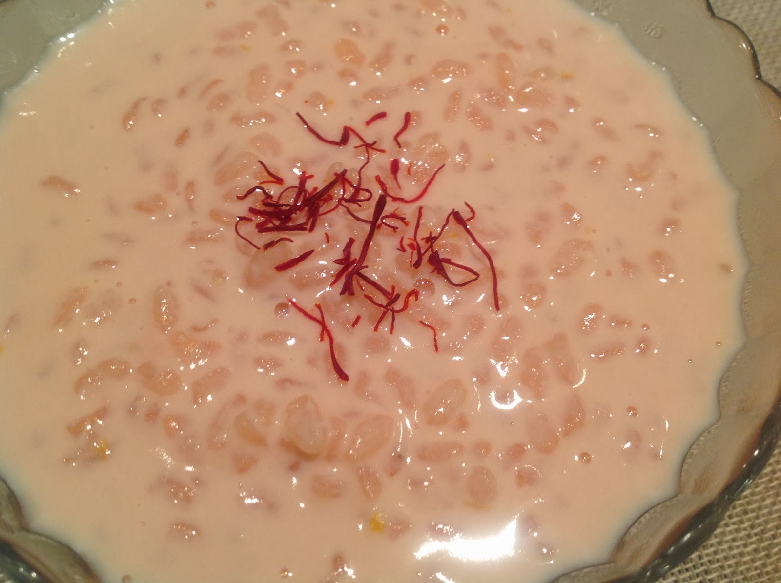 Saffron Rice Pudding