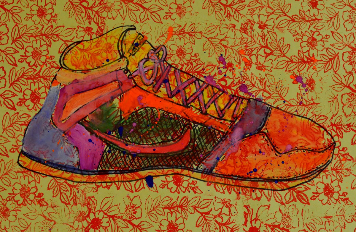 Expedition Art 5th Grade Pop Art Shoe Project