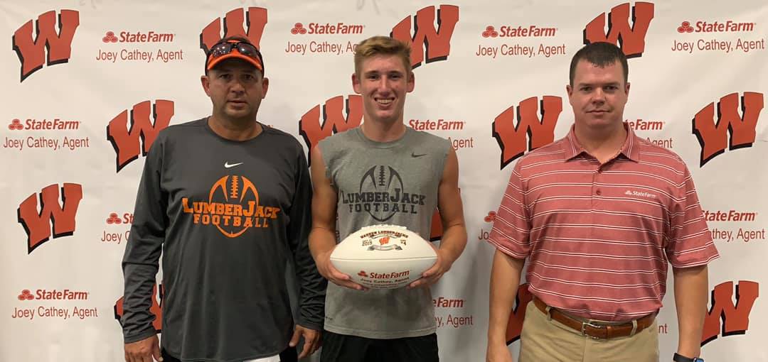 Sports Braden Jones Awarded State Farm Lumberjack of the Week Honors