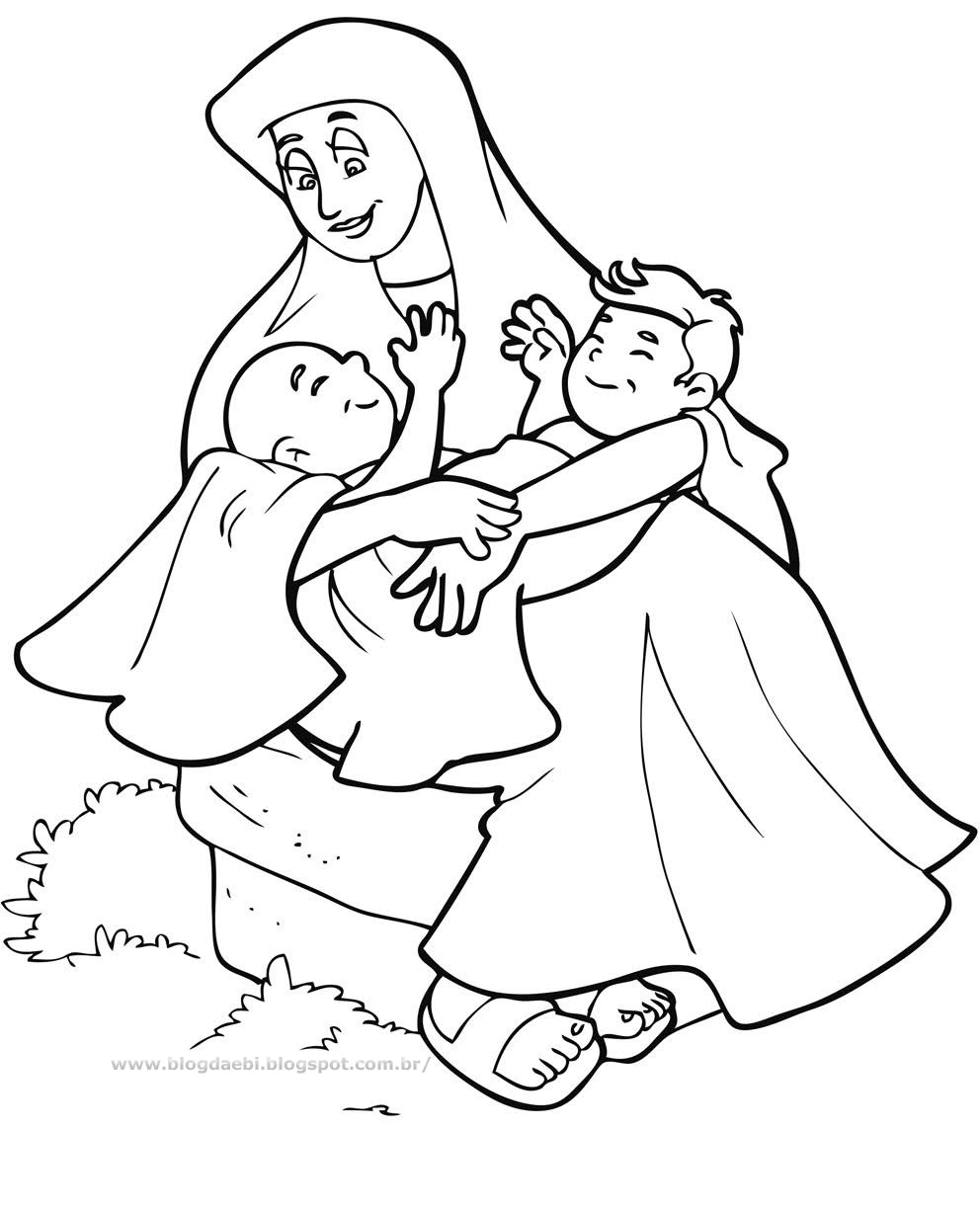 jacob and esau coloring pages printable - photo #2