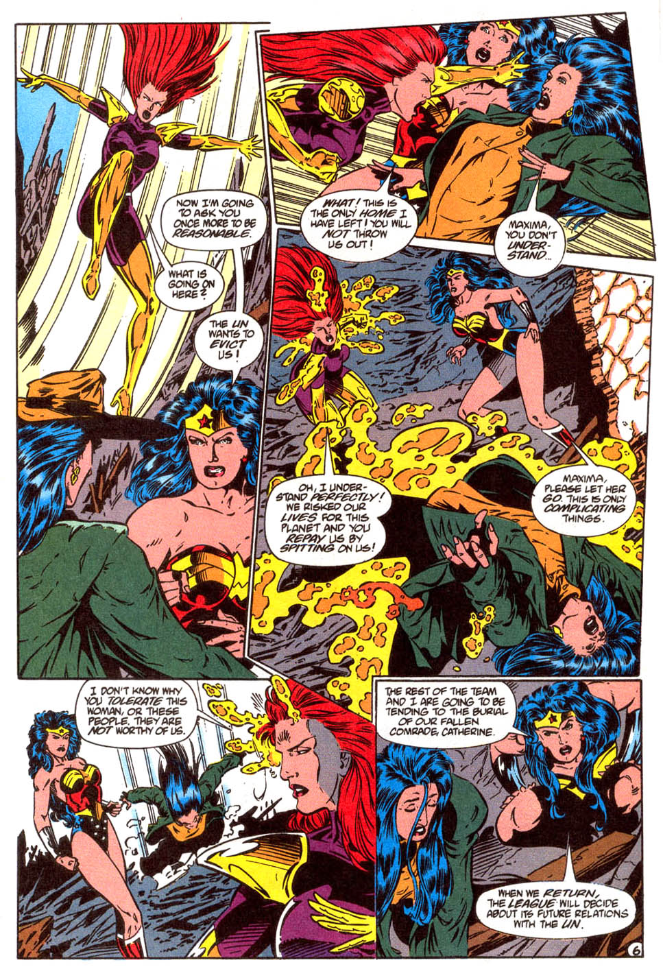 Read online Justice League America comic -  Issue #91 - 6