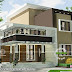 3 BHK 1714 square feet modern home design