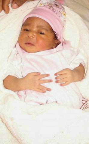 3 Oby Edozieh shares adorable photo of her new born daughter