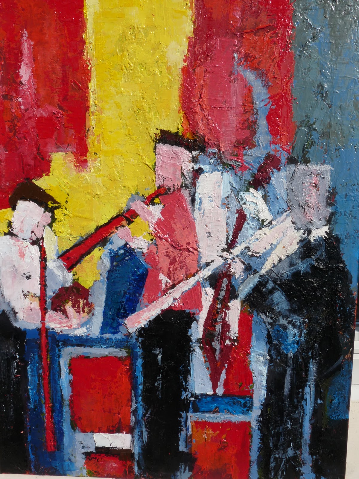 Gilles OTT Les musiciens,souvenir de Sydney Bechet N. DE STAËL