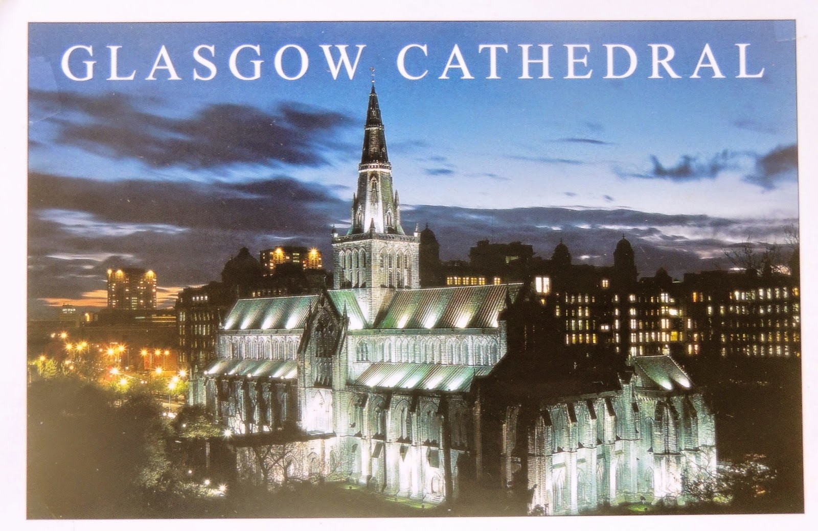 Namaste Postcards Scotland Glasgow Cathedral