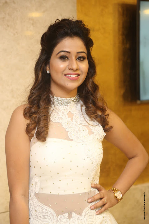 Manali Rathod stills at MLA Movie Pre Release Function