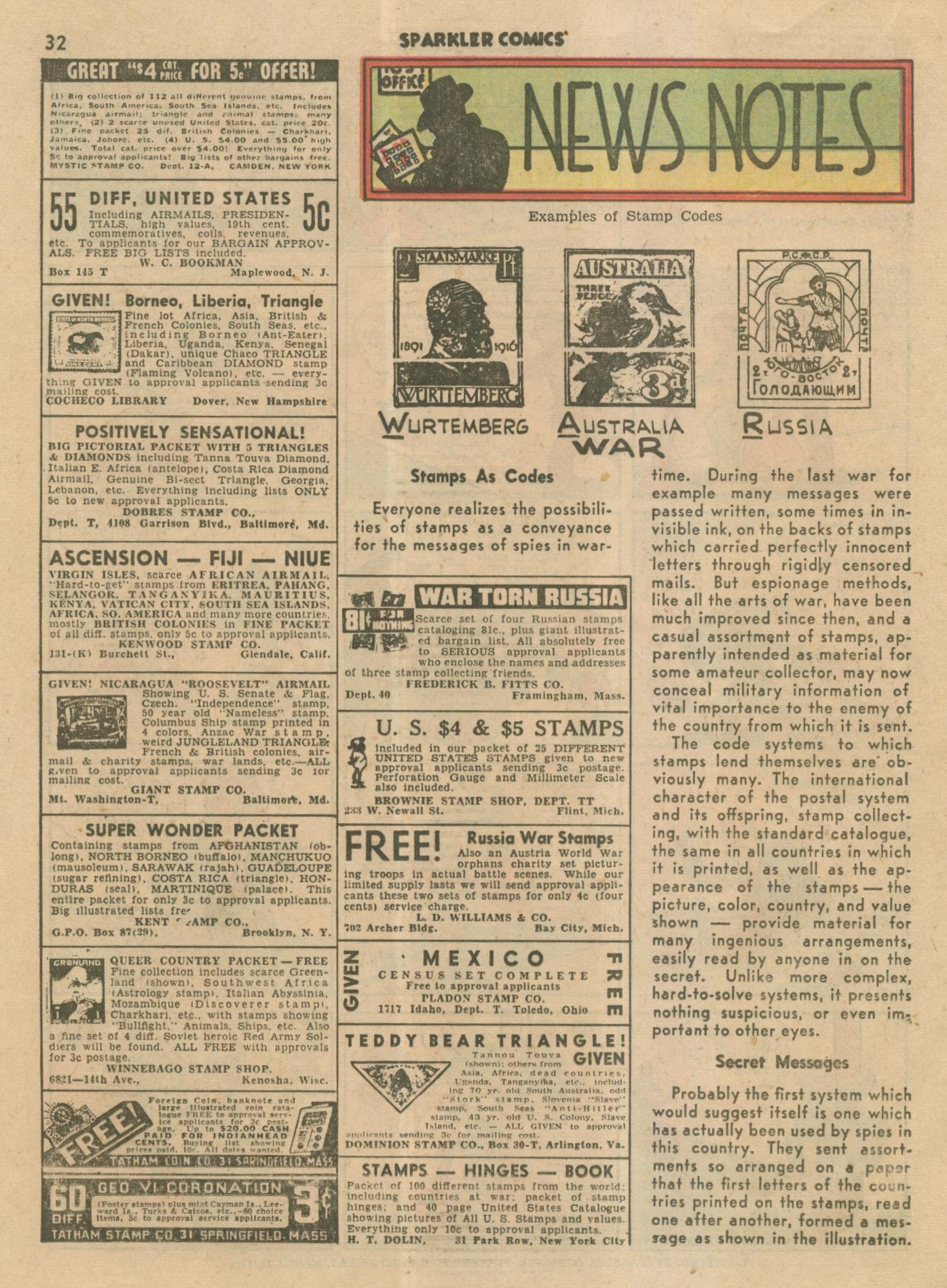 Read online Sparkler Comics comic -  Issue #20 - 34