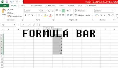 Formula Bar di Microsoft Excel