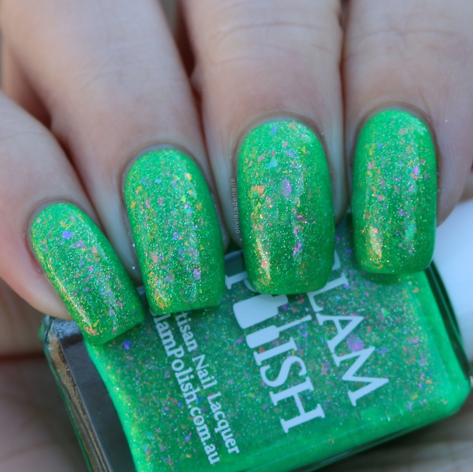 Glam Polish Beep Beep, Richie! swatched by Olivia Jade Nails