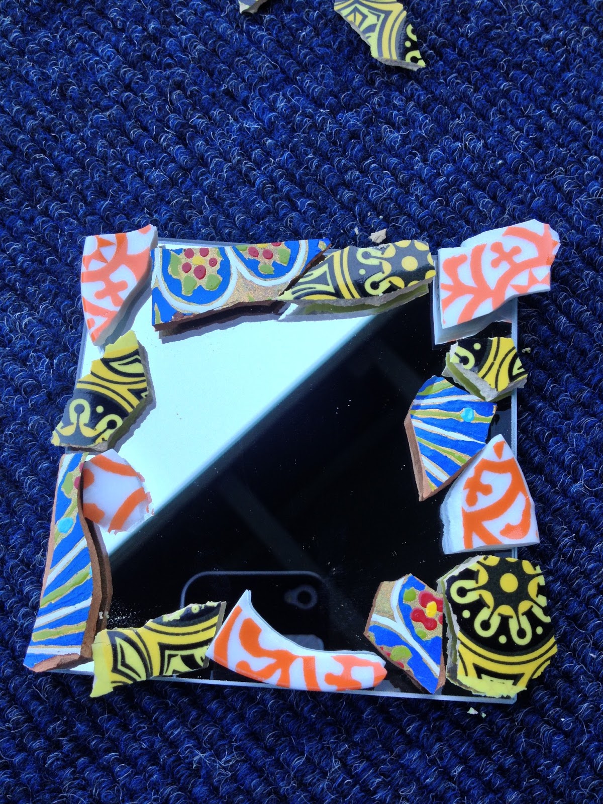 Creative Guide Through the 12 Steps Step 8 Broken Plate Mosaic Mirrors