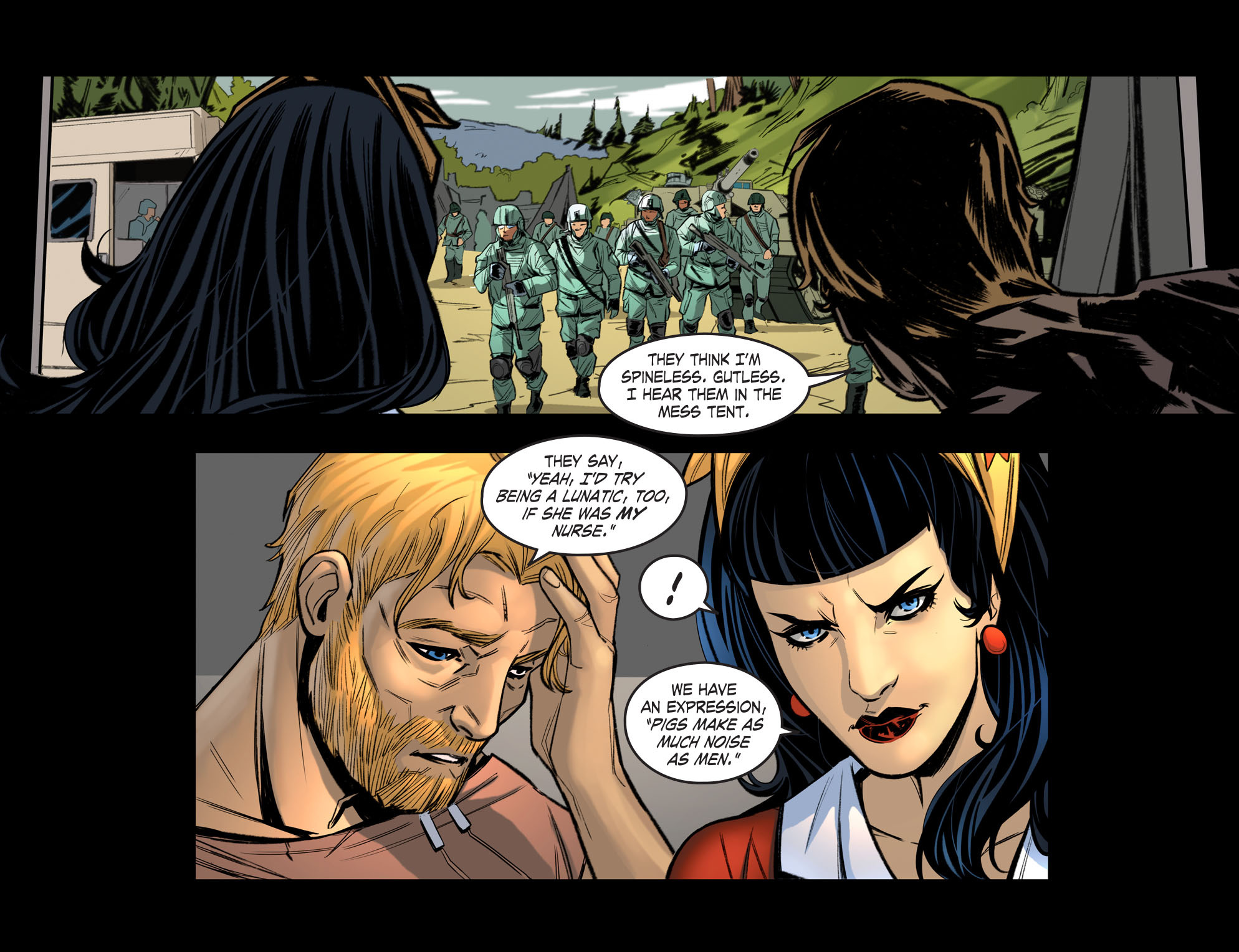 Read online DC Comics: Bombshells comic -  Issue #12 - 11