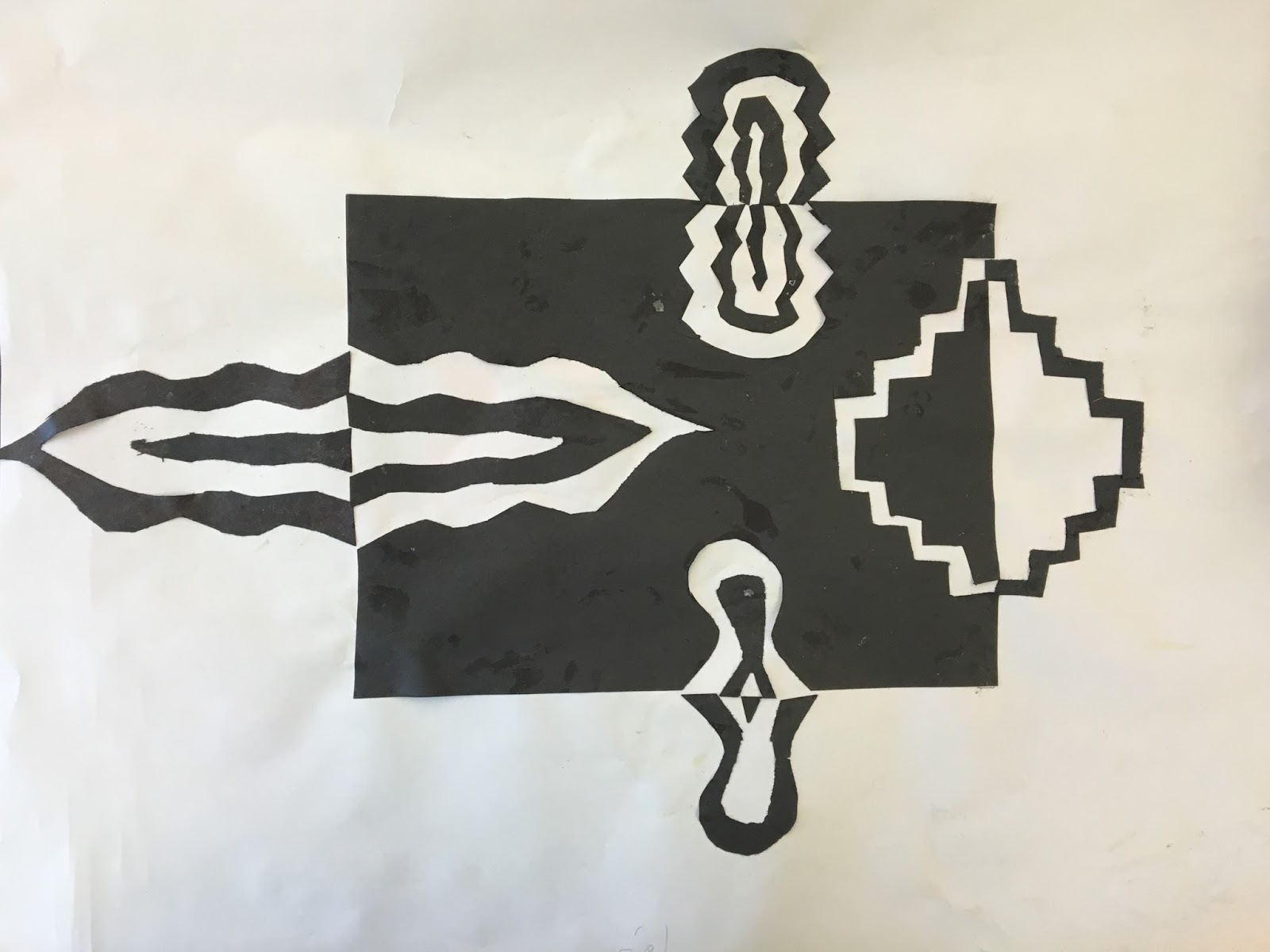 Mrs. Smiley's Art Room: Fifth Grade Notan Collages