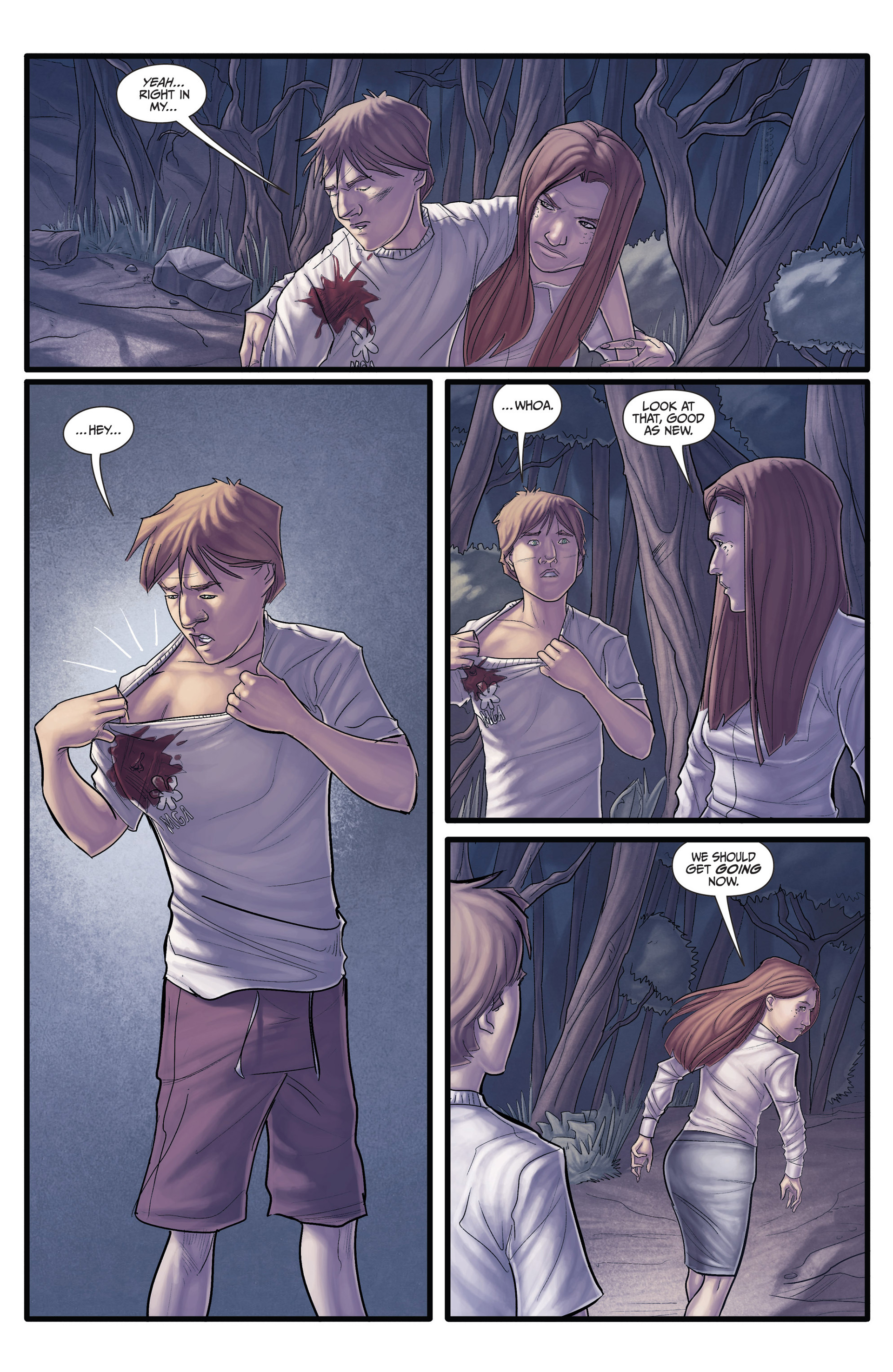 Read online Morning Glories comic -  Issue #25 - 23