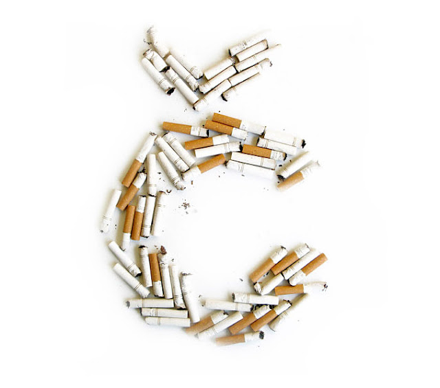 cigarette butt alphabet