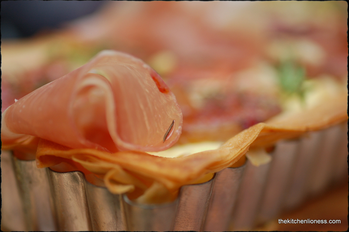 The Kitchen Lioness Filo Tart with fresh Figs & Prosciutto l Filotarte mit frischen Feigen