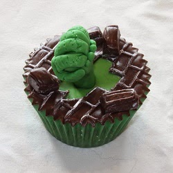 Cupcakes Hulk, parte 1