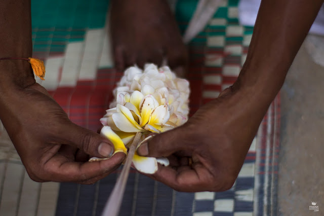 collar de flores kerala india