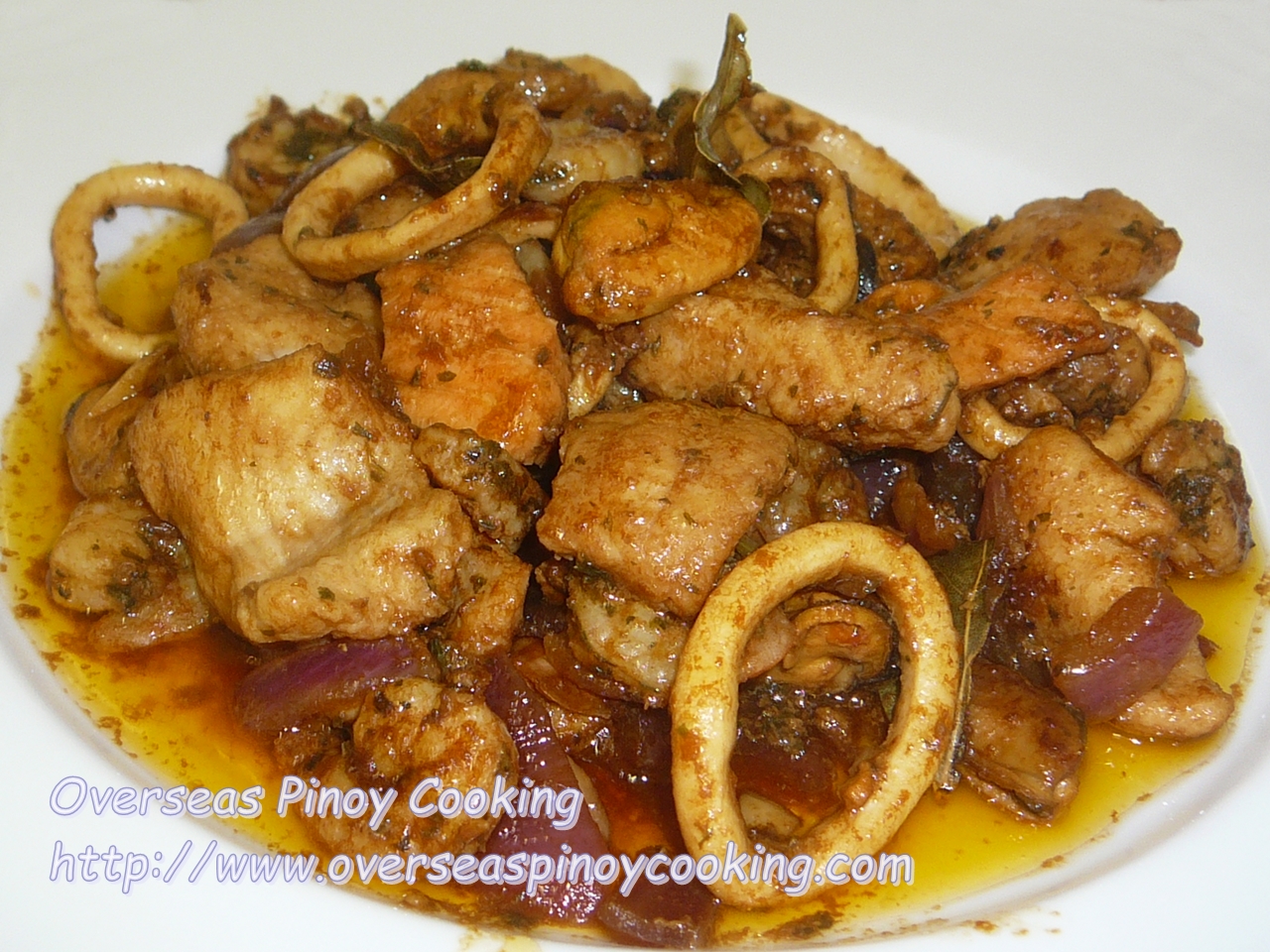 Mixed Seafood Adobo