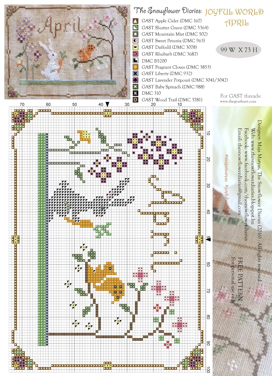 JOYFUL WORLD APRIL PATTERN)