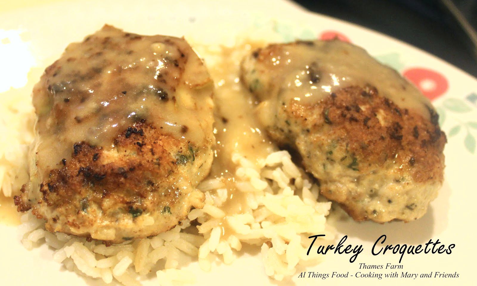 Cooking With Mary and Friends Turkey Croquettes