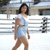 Bollywood Actress Ileana D'Cruz Legs Thighs Show In Blue Dress