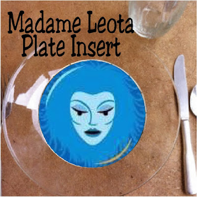 DIY Party Mom: Madame Leota Printable Plate Insert DIY Party Mom: Madame Leota Printable Plate Insert