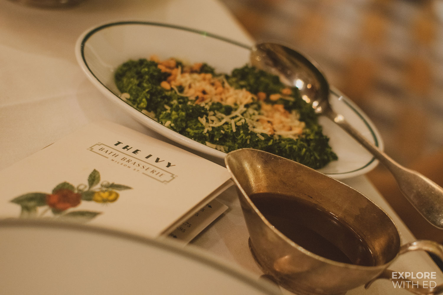 The Ivy Bath Brasserie Menu
