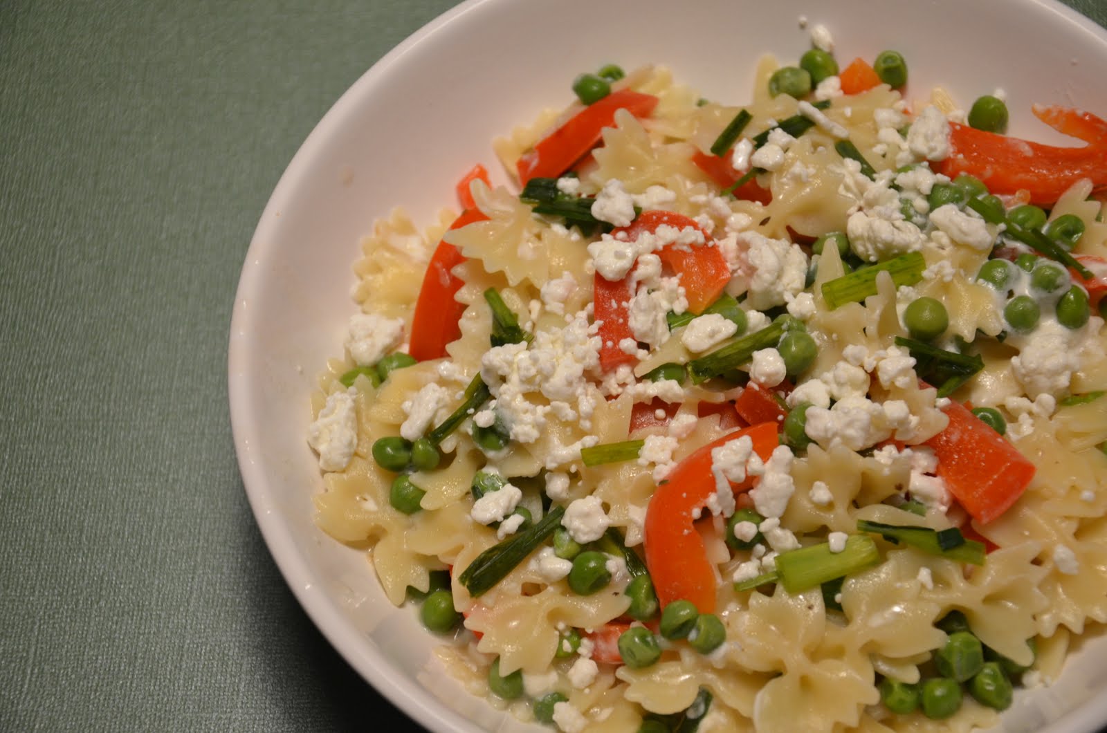 Normal Activities Farfalle with Peas & Goat Cheese