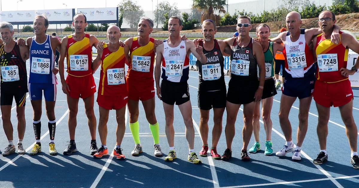 World Masters Athletics Championships 2018 M55 1500m 7th 437.4