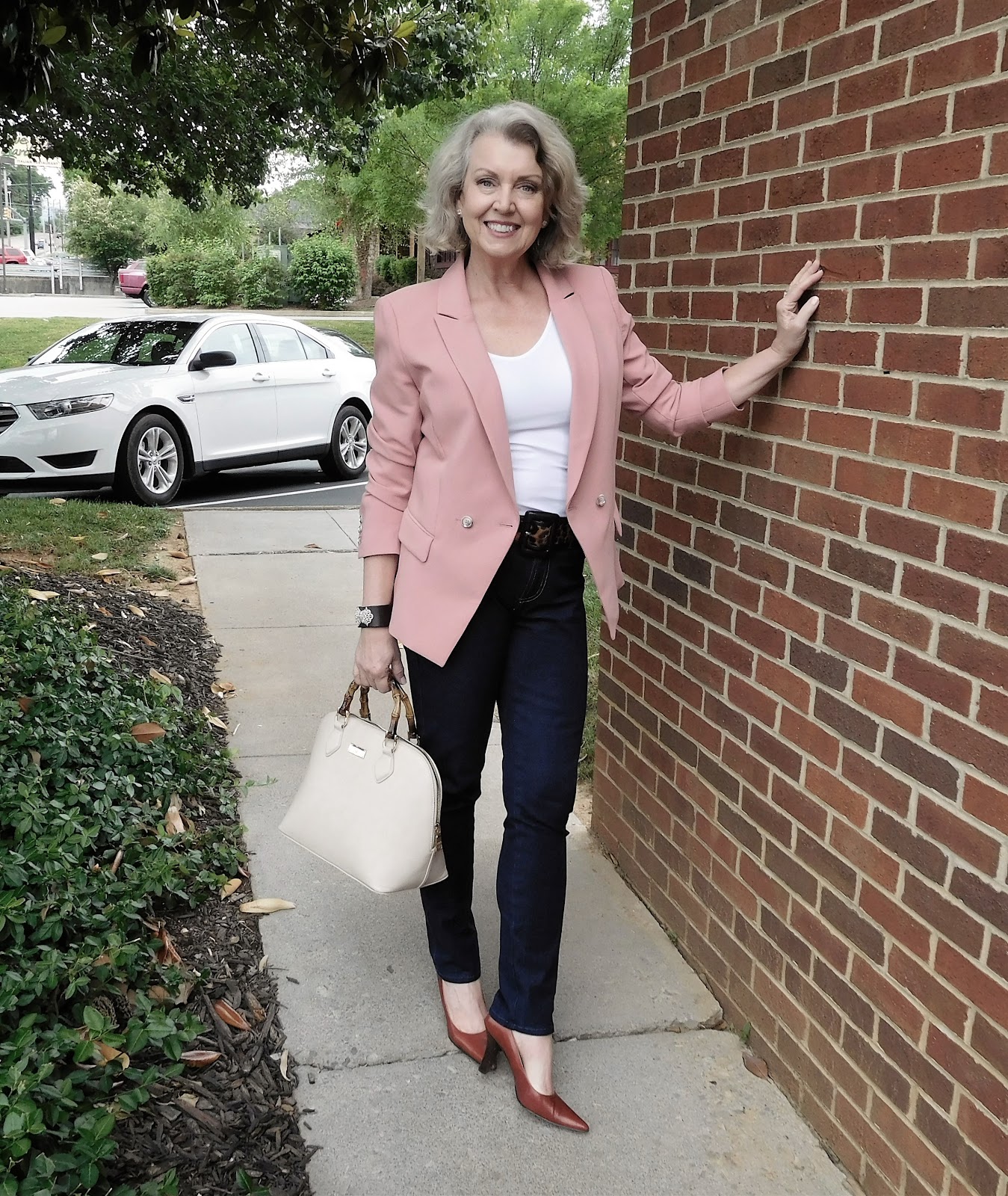Fifty, not Frumpy: Blush With Jeans