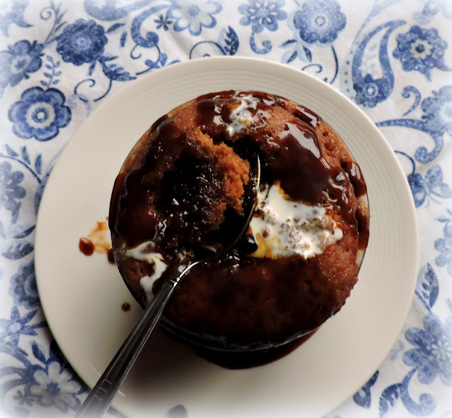 Sticky Toffee Pudding Cake for One