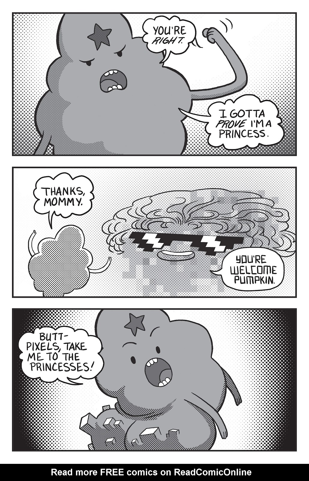 Read online Adventure Time: Pixel Princesses comic - Issue # Full - 135