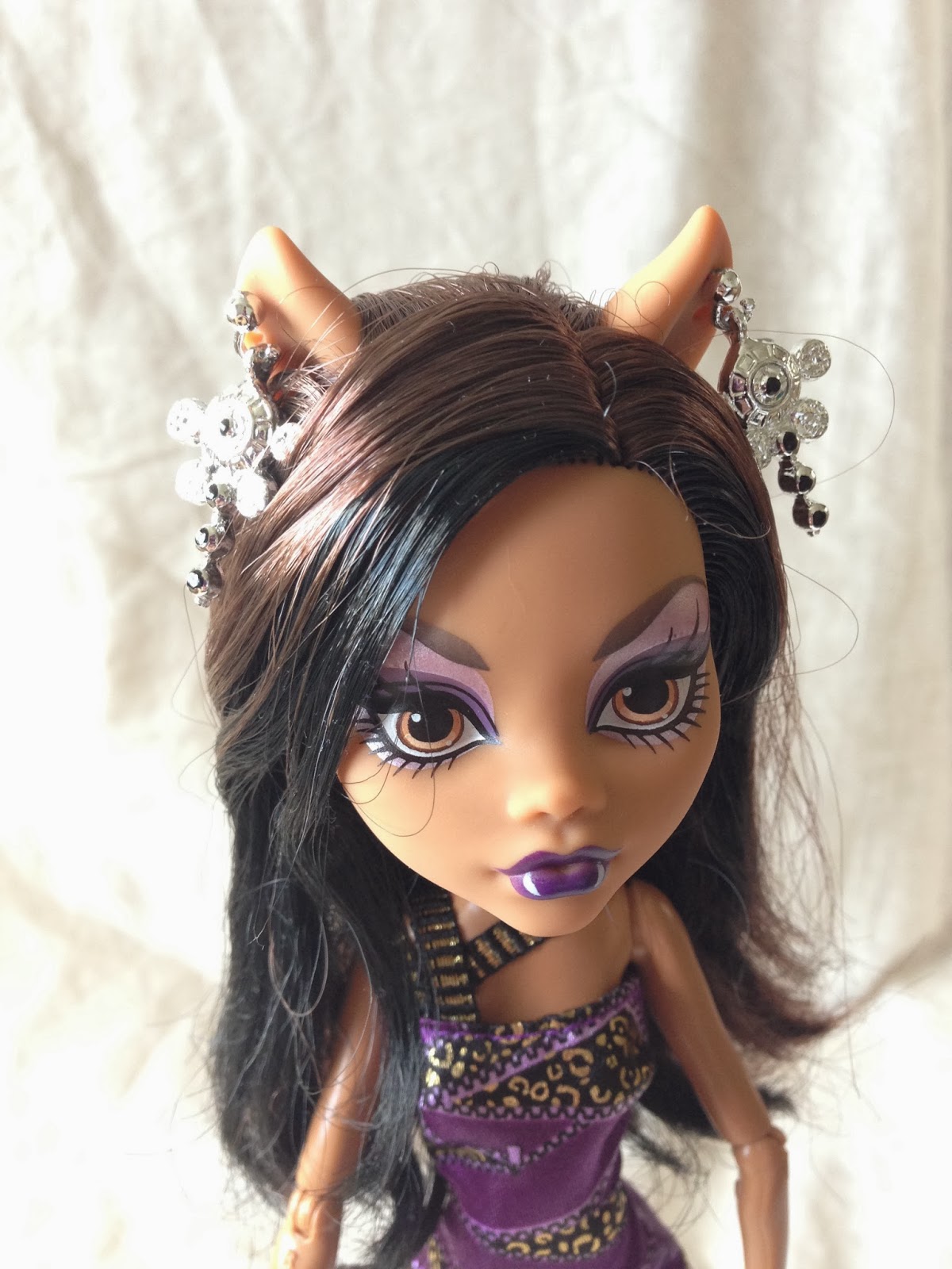 Nuu's Cusps Doll Review Monster High I Heart Fashion Clawdeen Wolf