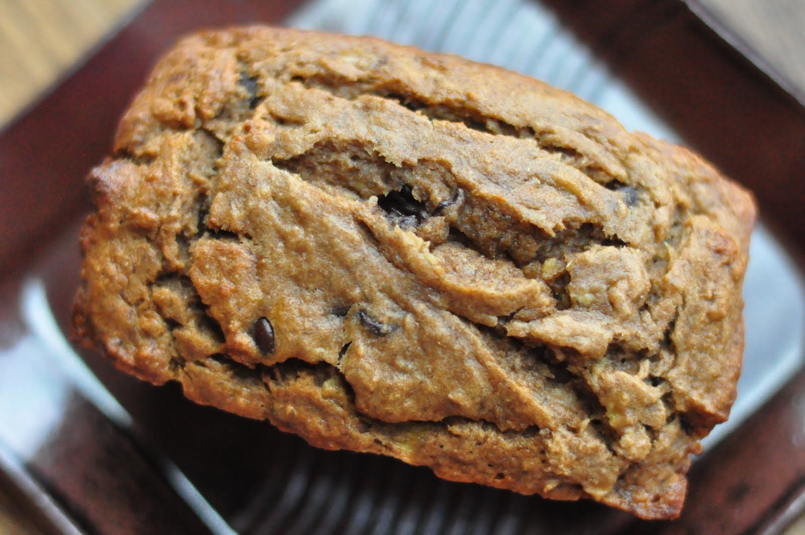 Bite Me Whole Wheat Chocolate Chip Banana Bread