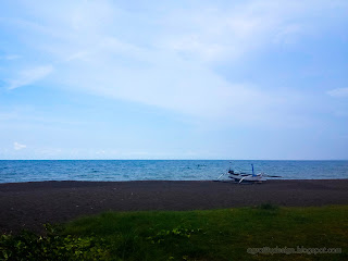 Natural Beach View And The Sky Of Fishing Beach At Umeanyar Village, North Bali, Indonesia