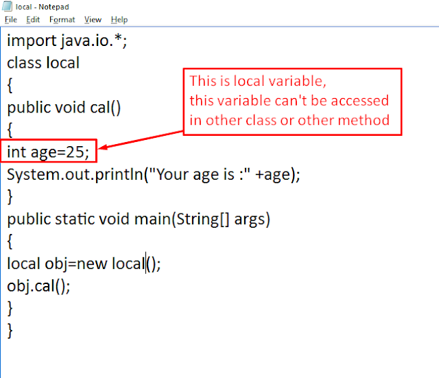 JAVA BASICS - RAMESH'S BLOG