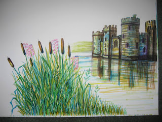 wendiwobble: HMP Northallerton kiddies play area - murals in progress!