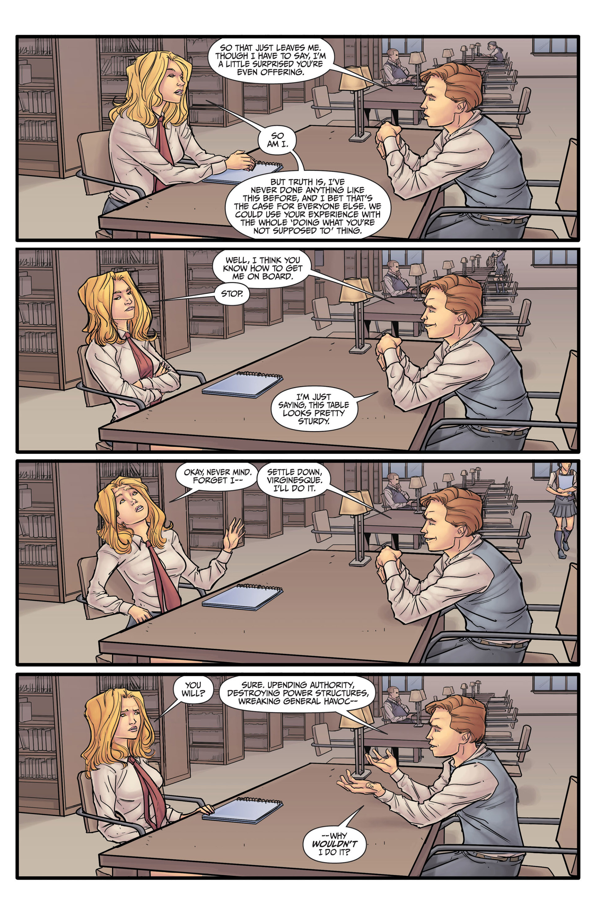 Read online Morning Glories comic -  Issue # _TPB 1 - 116