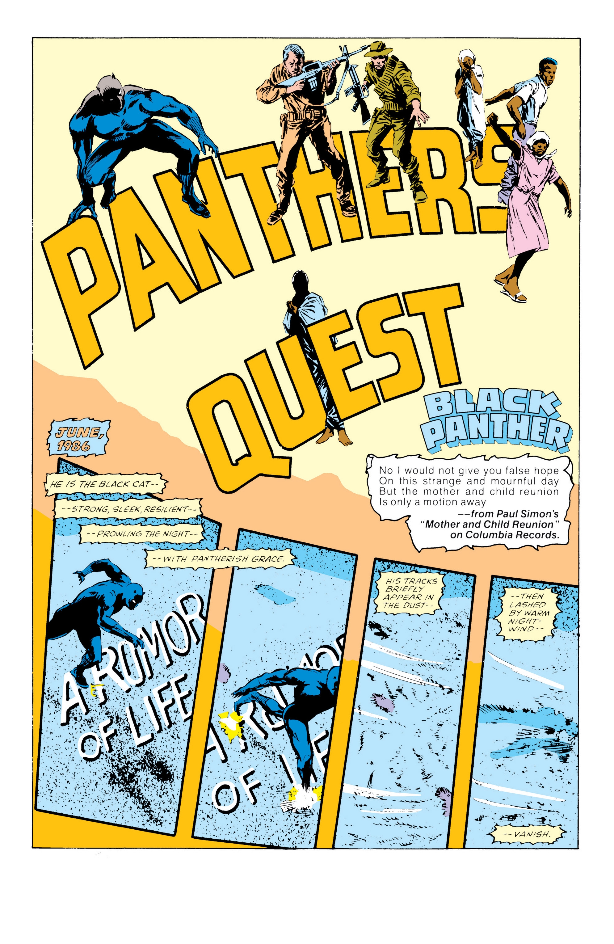 Read online Black Panther: Panther's Quest comic -  Issue # TPB - 8