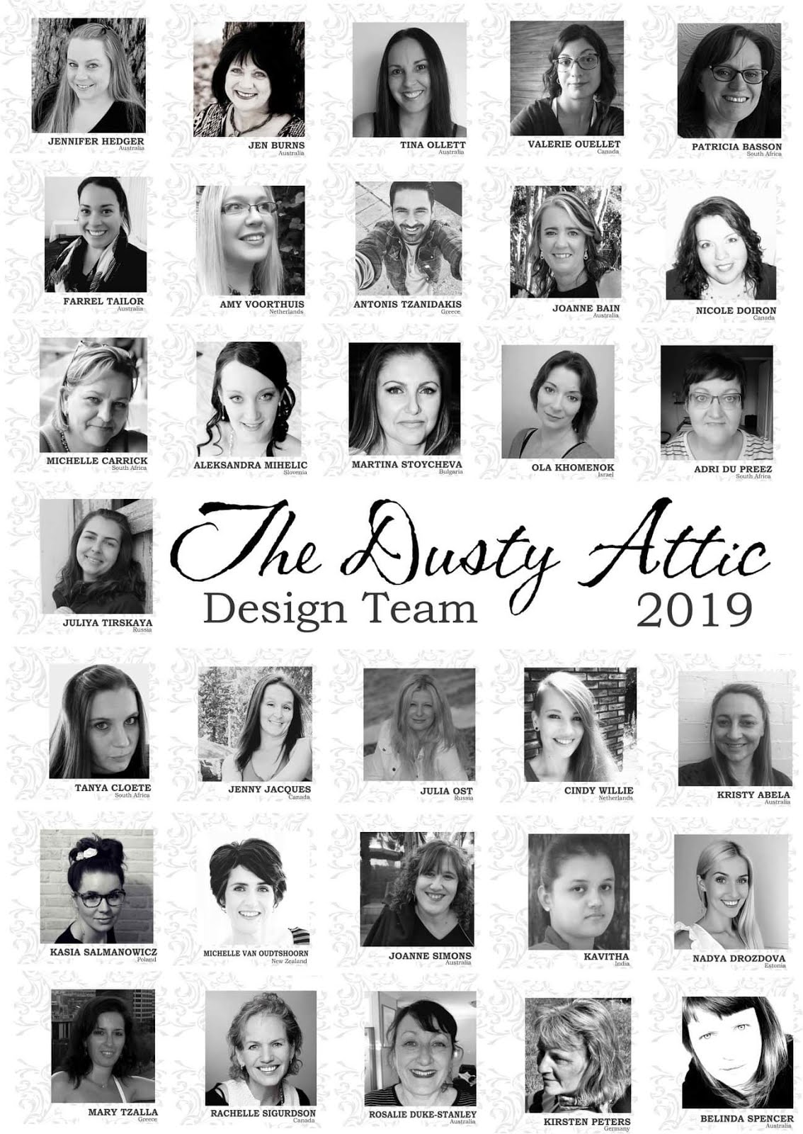 The Dusty Attic Design Team 2019