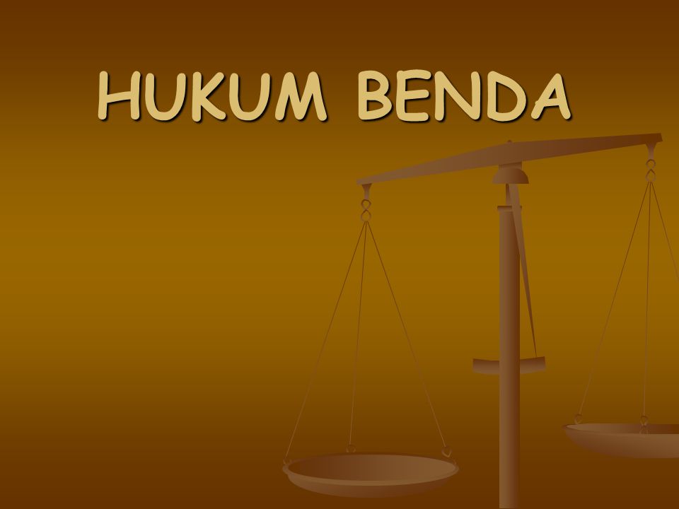 Makalah Hukum Kebendaan Makalah Bahasa Indonesia