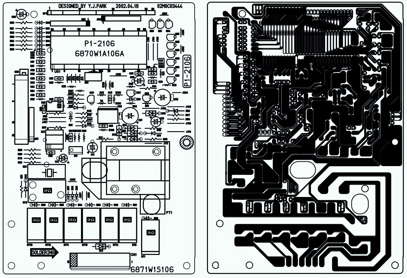 Master Electronics Repair !: GOLDSTAR MV1615W MICROWAVE-OVEN - SCHEMATIC