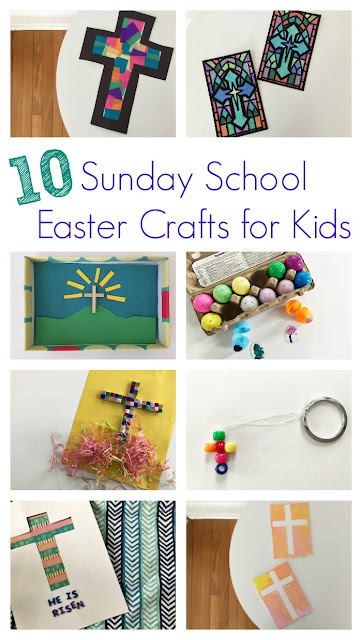 10 Easter Crafts for Kids || The Chirping Moms. Religious Easter Crafts. Sunday School Crafts for Kids. 