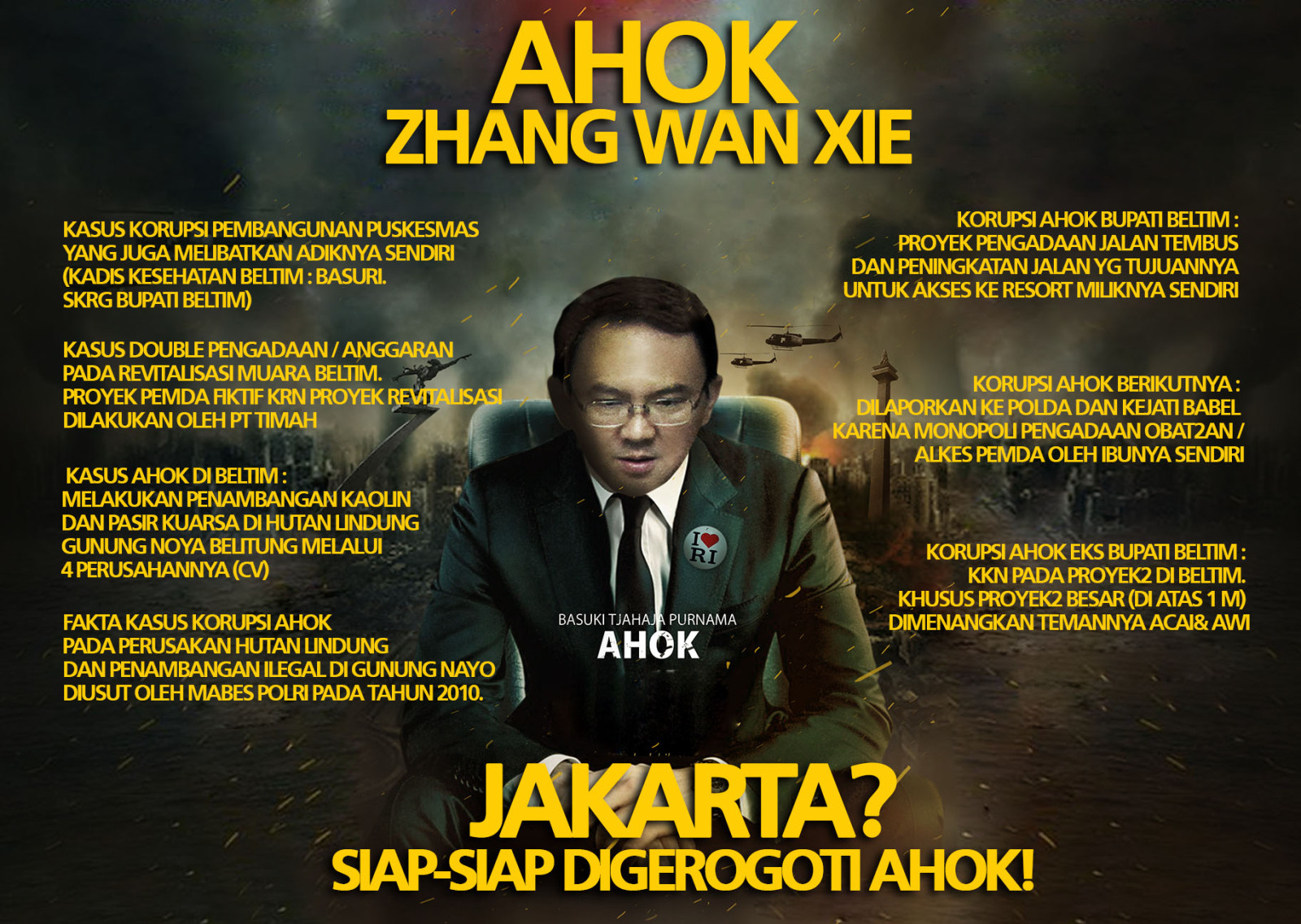 Meme Politik Ahok DKI Jakarta Kumpulan Gambar Meme Lucu Dan Unik