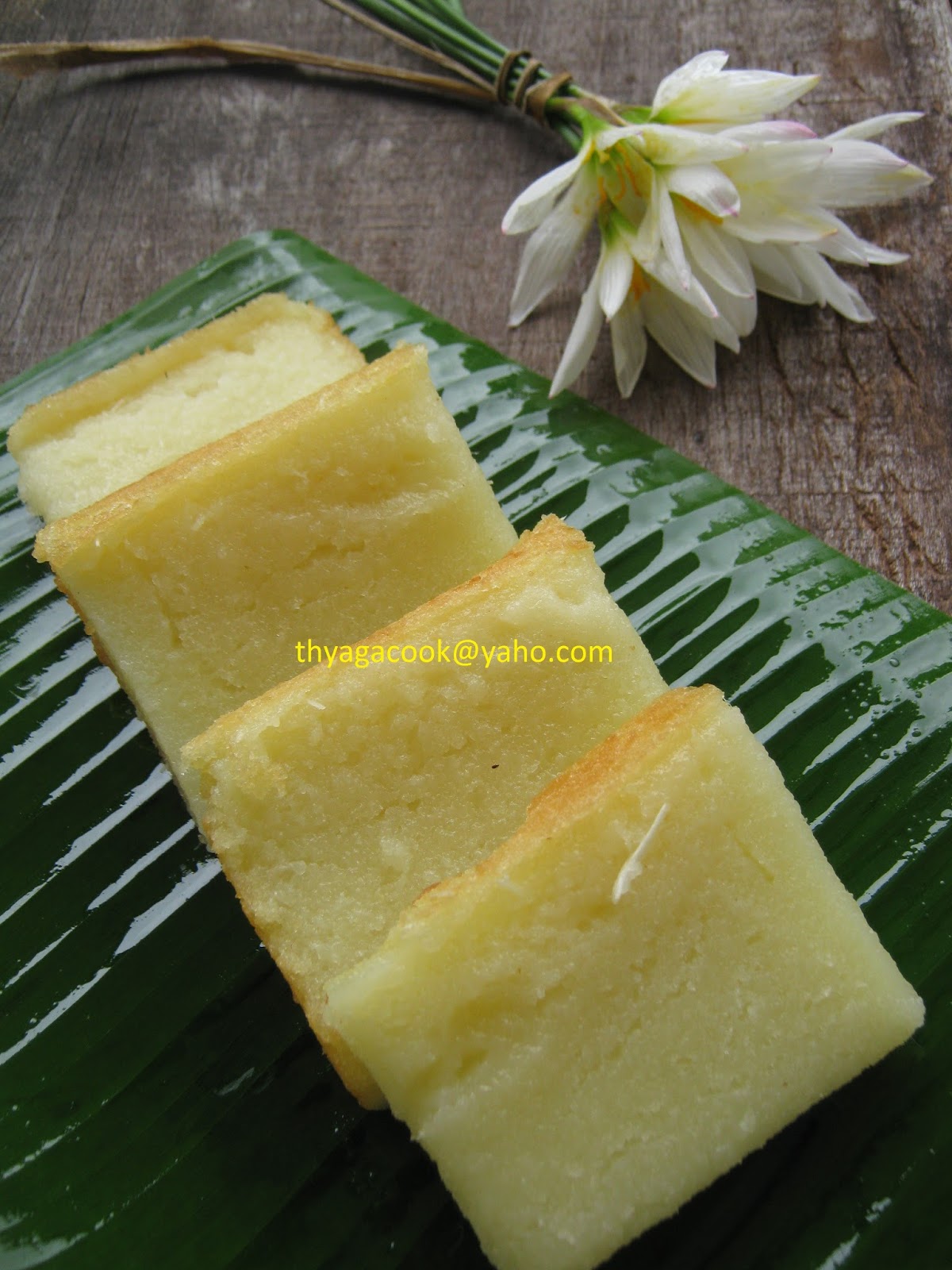 KARI LEAFS Malaysian flavour's BAKED TAPIOCA CAKE