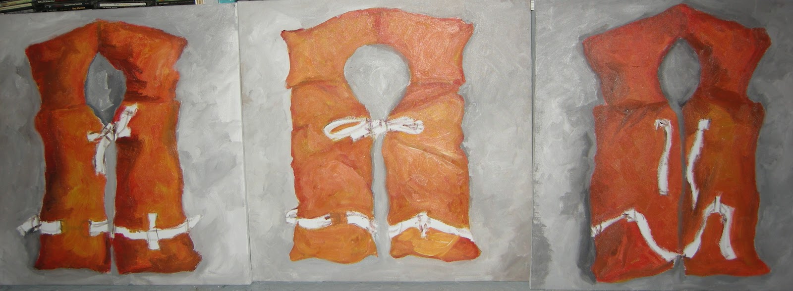 the mad craft shoppe Vintage Life Jackets for Red Fish