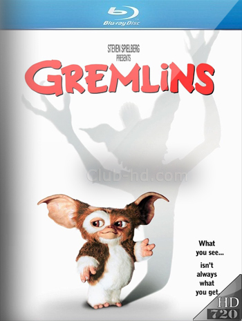 Gremlins (1984) m-720p Dual Latino-Inglés [Subt. Esp-Ing] (Fantástico)