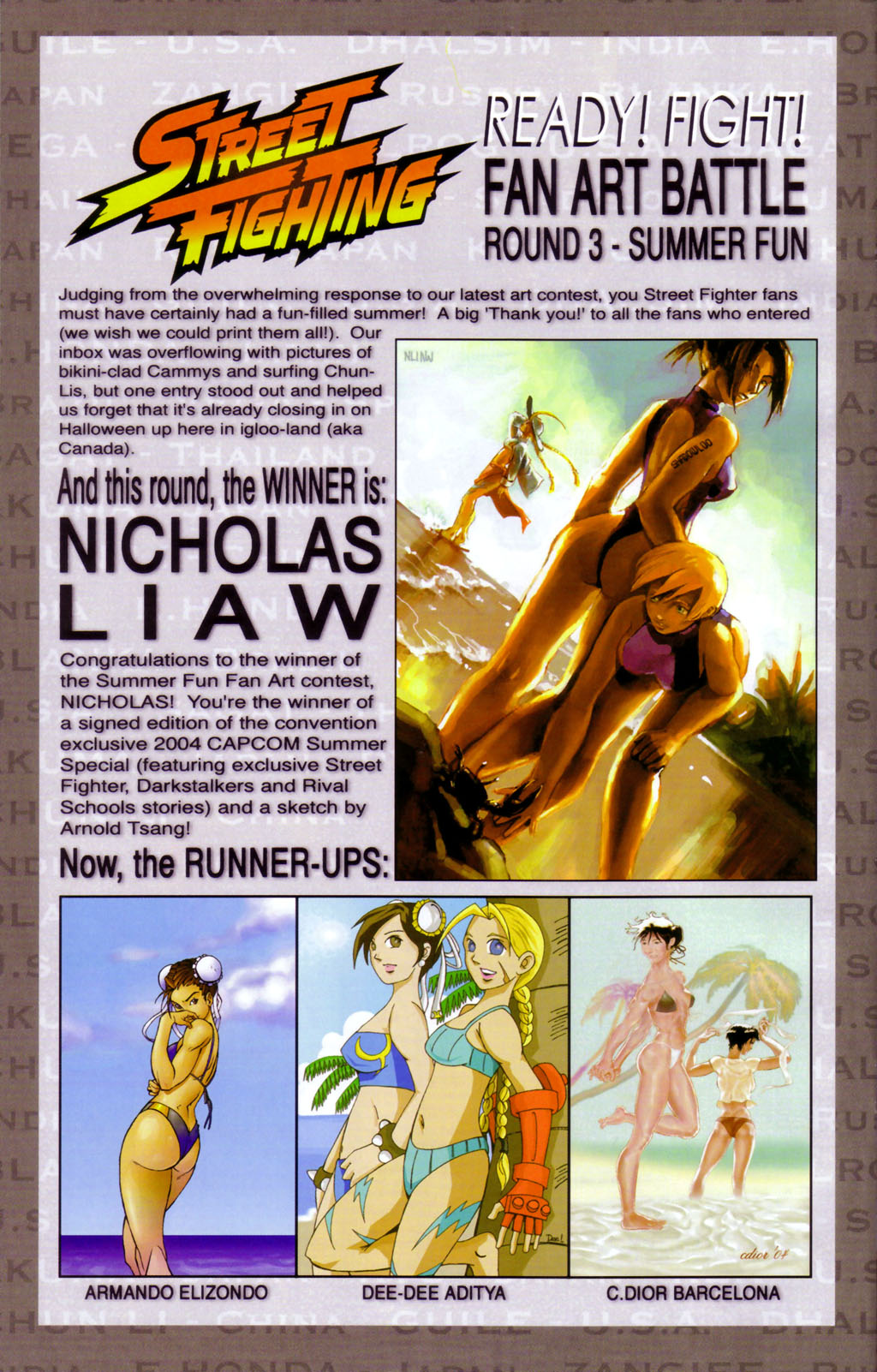 Read online Street Fighter (2003) comic -  Issue #11 - 21