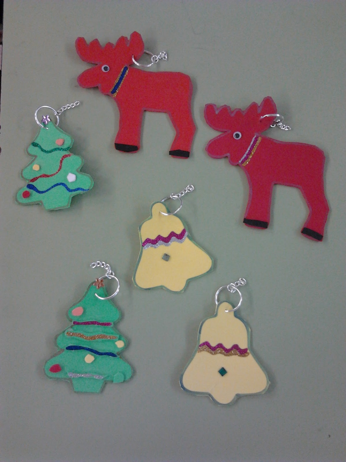 CHRISTMAS KEY RINGS (CRAFT) learningenglishesl