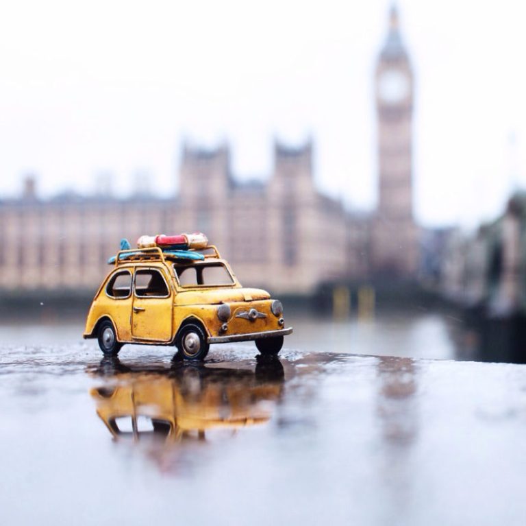 Seni Fotografi melalui miniatur mobil